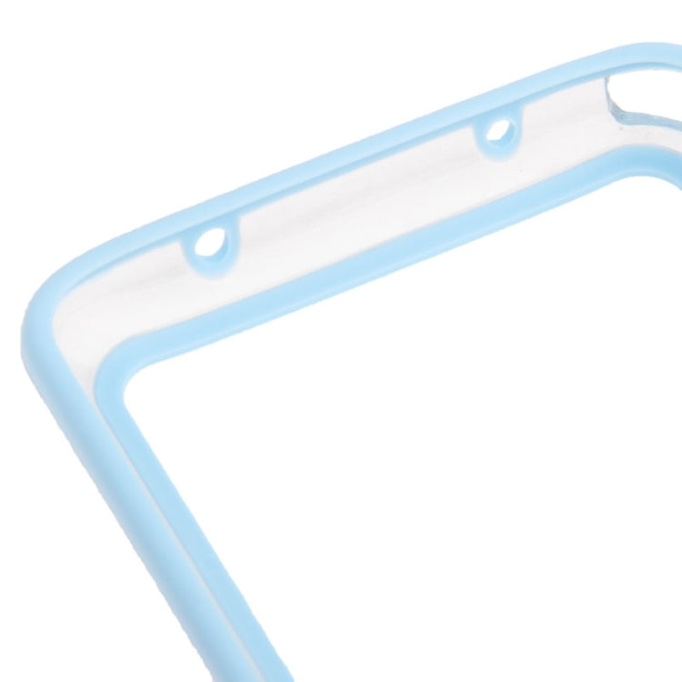 TPU + Transparent Plastic Bumper Frame Case for LG Optimus G2 D800 / D801 / D802 / D803 / D805