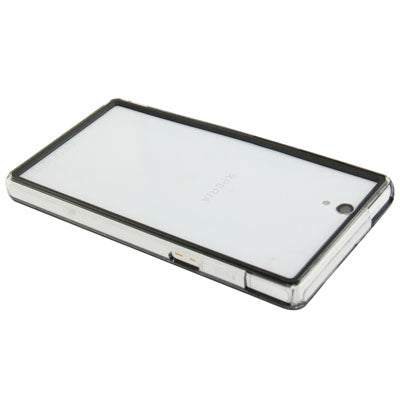 TPU + Transparent Plastic Bumper Frame Case for Sony Xperia Z / L36H / C660X