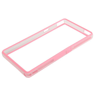 TPU + Transparent Plastic Bumper Frame Case for Sony Xperia Z / L36H / C660X
