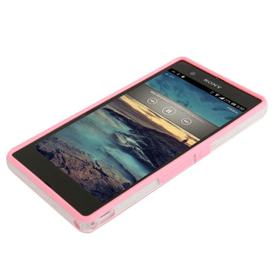 TPU + Transparent Plastic Bumper Frame Case for Sony Xperia Z / L36H / C660X
