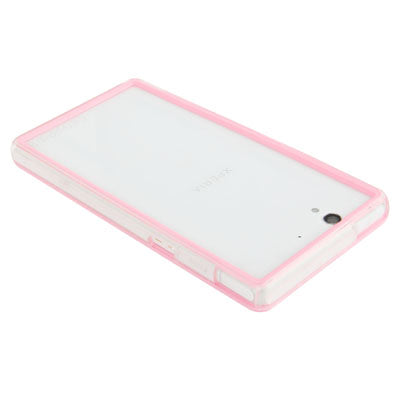 TPU + Transparent Plastic Bumper Frame Case for Sony Xperia Z / L36H / C660X