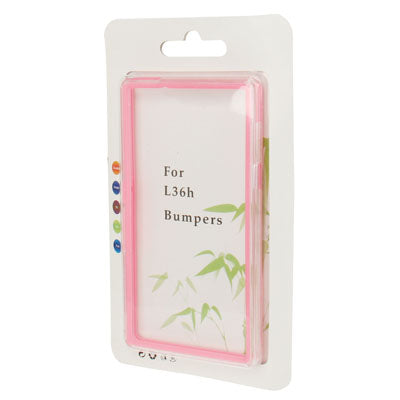 TPU + Transparent Plastic Bumper Frame Case for Sony Xperia Z / L36H / C660X