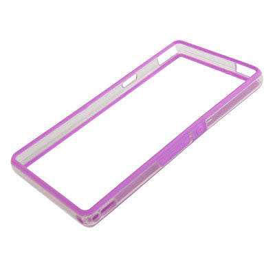 TPU + Transparent Plastic Bumper Frame Case for Sony Xperia Z / L36H / C660X