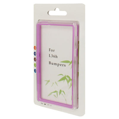 TPU + Transparent Plastic Bumper Frame Case for Sony Xperia Z / L36H / C660X