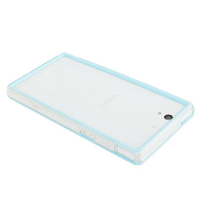 TPU + Transparent Plastic Bumper Frame Case for Sony Xperia Z / L36H / C660X