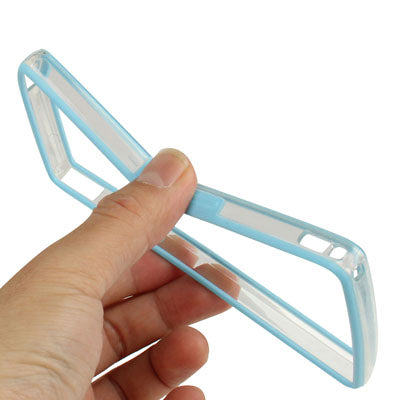 TPU + Transparent Plastic Bumper Frame Case for Sony Xperia Z / L36H / C660X