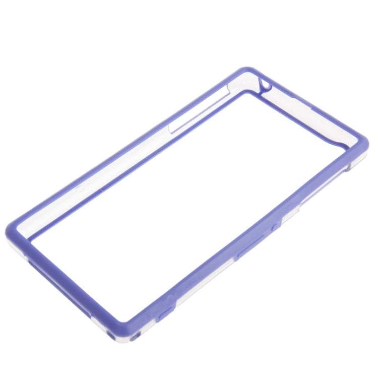 TPU + Transparent Plastic Bumper Frame Case for Sony Xperia Z1 / L39H