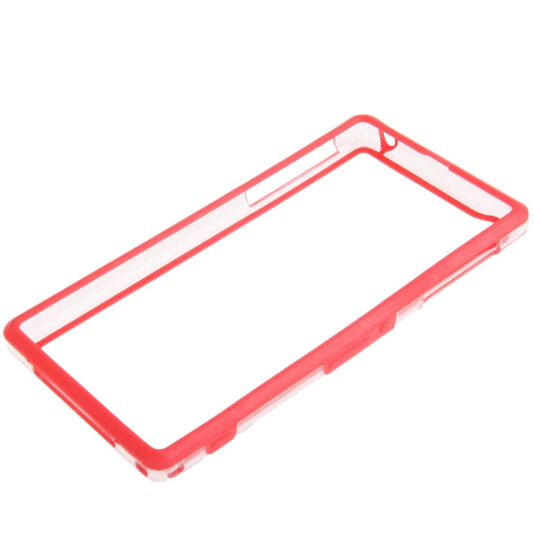 TPU + Transparent Plastic Bumper Frame Case for Sony Xperia Z1 / L39H