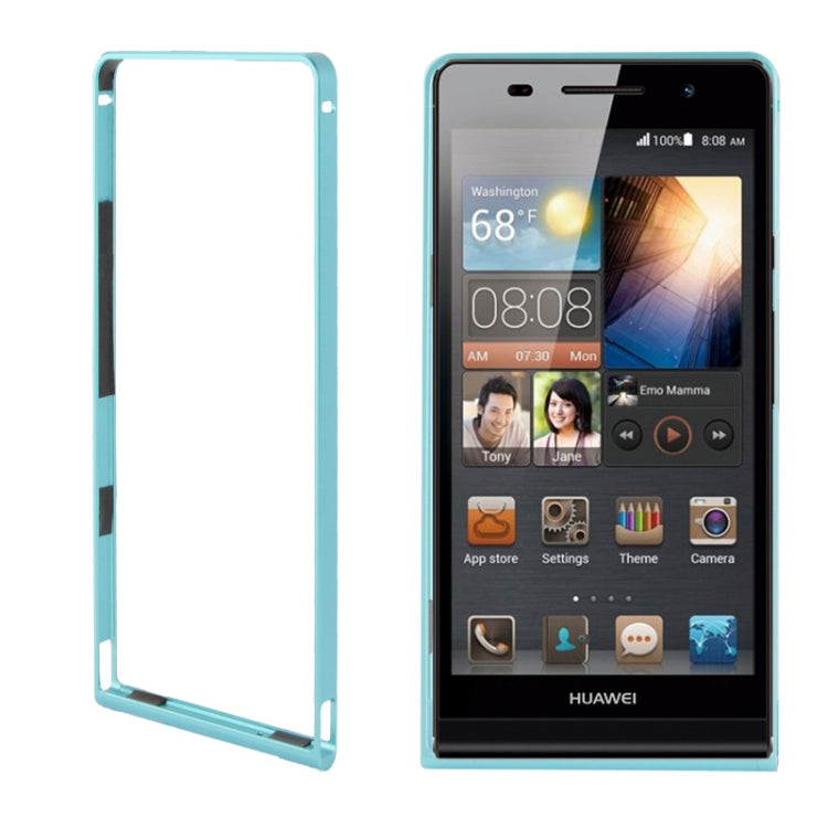 Detachable Premium Metal Frame with Screwdriver & Screw for Huawei Ascend P6