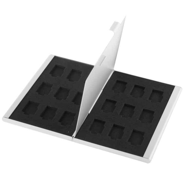 2x 9 in 1 Memory Card Protective Case Box for TF Card, Size: 93mm (L) x 62mm (W) x 10mm (H),