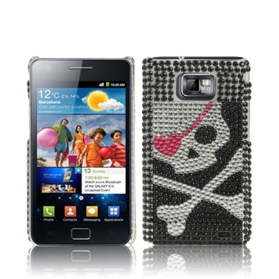 Diamond Encrusted Crystal Case for Galaxy S II / i9100(Black)