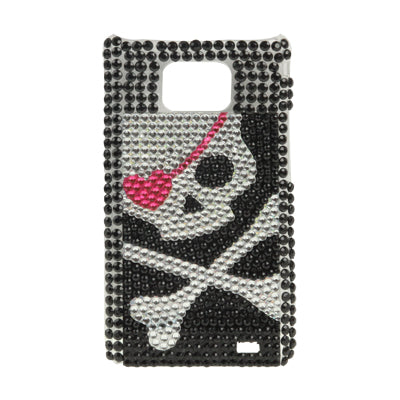 Diamond Encrusted Crystal Case for Galaxy S II / i9100(Black)