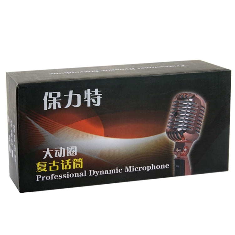 Professional Wired Classical Dynamic Microphone, Length: 18cm