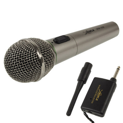 Handheld Wireless / Wired Microphone with Receiver & Antenna, Effective Distance: 8-20m