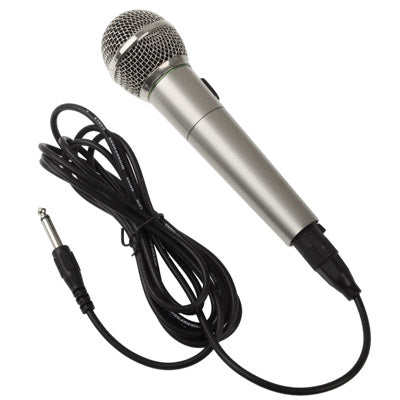 Handheld Wireless / Wired Microphone with Receiver & Antenna, Effective Distance: 8-20m