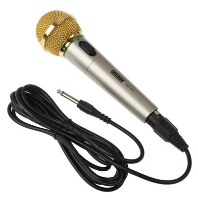 Handheld Wireless / Wired Microphone with Receiver & Antenna, Effective Distance: 15-30m
