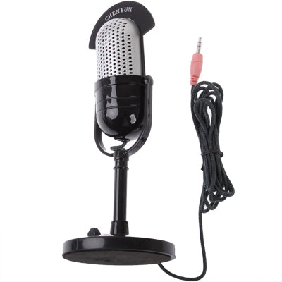 3.5mm Professional Dynamic Multimedia Microphone, Support Chatting over QQ, MSN, SKYPE and Singing Over Internet, Cable Length: 2M