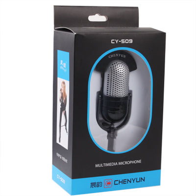 3.5mm Professional Dynamic Multimedia Microphone, Support Chatting over QQ, MSN, SKYPE and Singing Over Internet, Cable Length: 2M