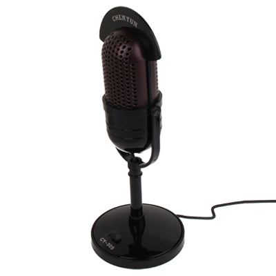 3.5mm Professional Dynamic Multimedia Microphone, Support Chatting over QQ, MSN, SKYPE and Singing Over Internet, Cable Length: 2m (CY-509)