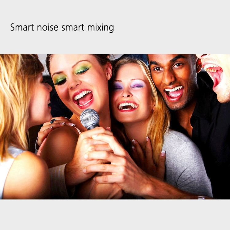 Stylish Mini Mobile Sing Condenser Microphone with 3.5mm Audio Interface & Base & Holder, Audio Cable Length: 1.5m