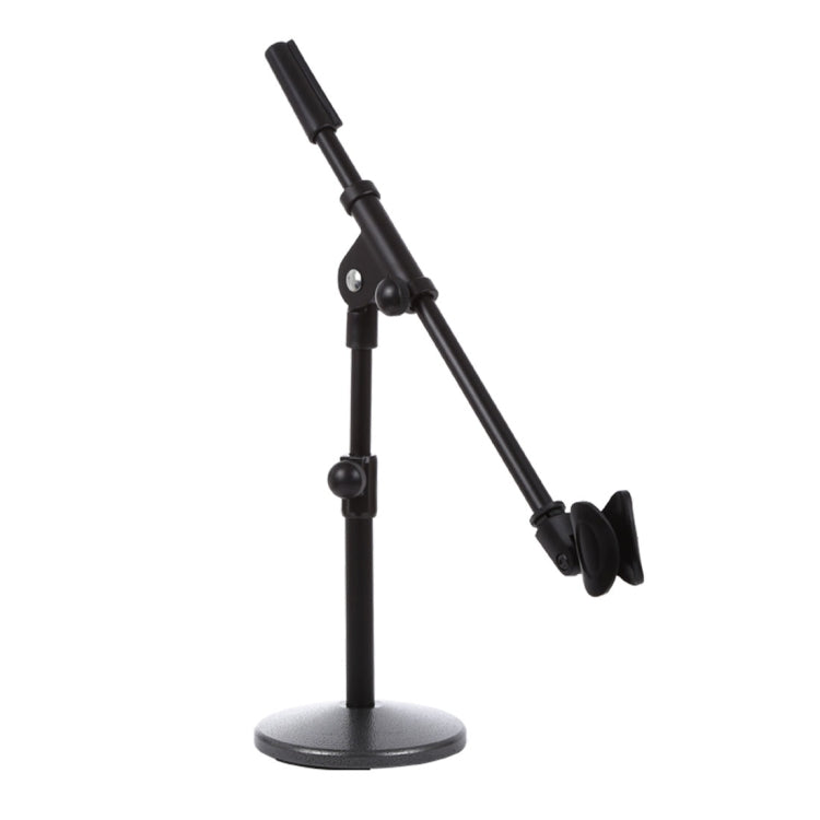 Adjustable Table Microphone Holder, Clip Diameter: 25-28mm, Height: 25-40cm
