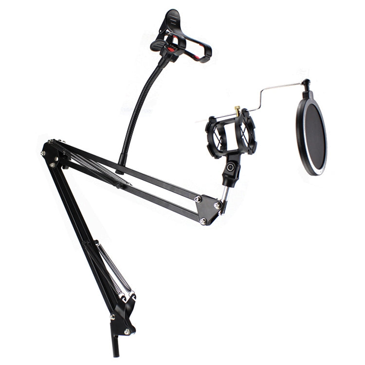 Adjustable Table Recording Microphone Stand(Black)