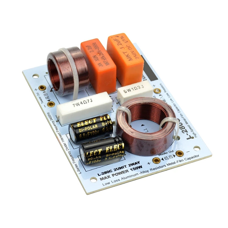 2x 130W Hi-Fi Series Speaker Frequency Divider, 2-Way 2-Unit (2pcs in one packing, the price is for 2pcs)
