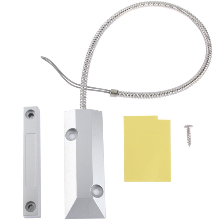 433MHz Wireless Metal Rolling Shutter Gates Garage Door Sensor for GSM / PSTN Security Auto Dial Burglar Home Alarm System Accessory(White)