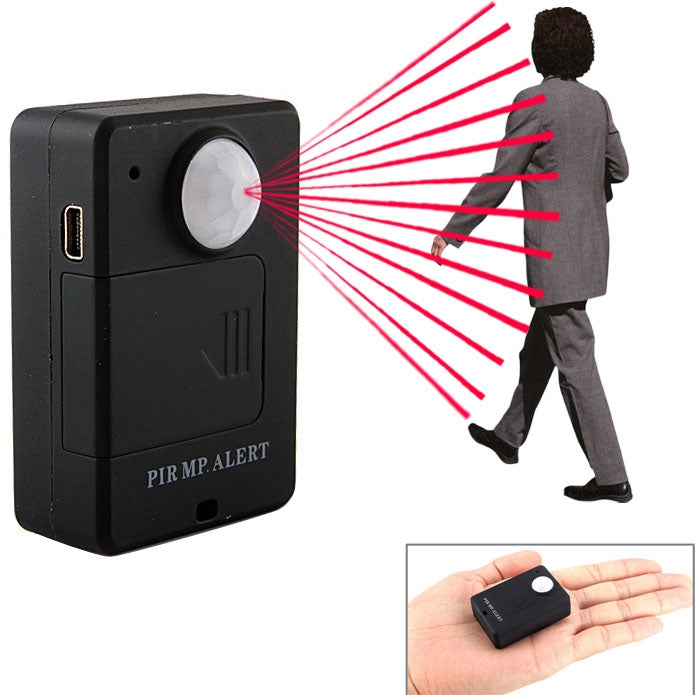 Mini PIR MP.Alert A9 Infrared Sensor Alarm Anti-theft Motion Detection GSM Alert with Infrared Inductive Probe (Black)