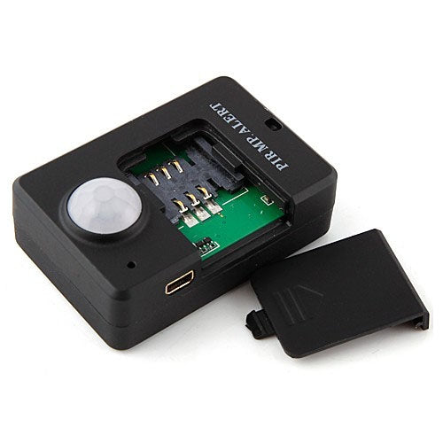 Mini PIR MP.Alert A9 Infrared Sensor Alarm Anti-theft Motion Detection GSM Alert with Infrared Inductive Probe (Black)