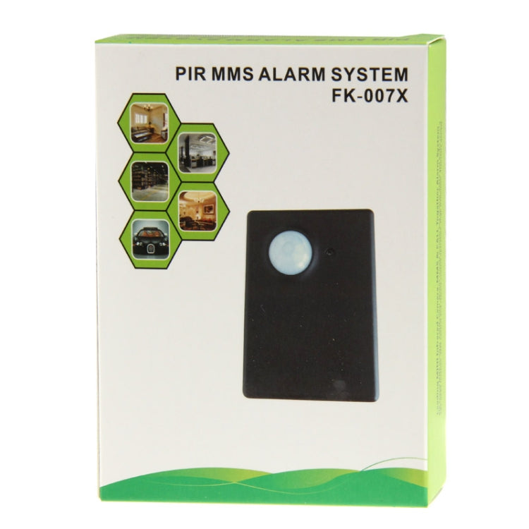 Wireless Mini PIR MP Infrared Sensor Motion Detector GSM Alarm MMS Monitor (FK-007X)(Black)