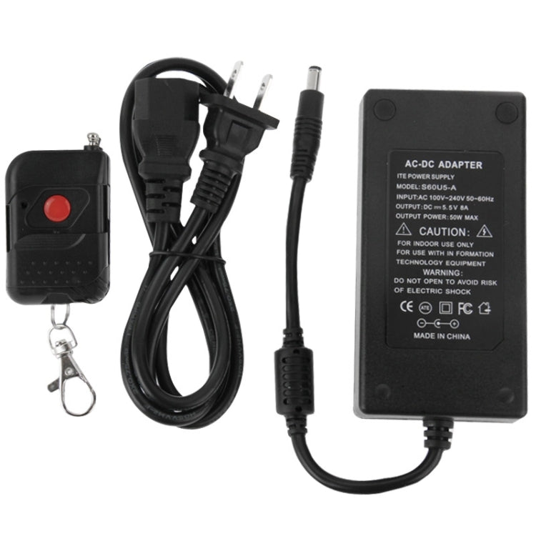 8 in 1 Anti-theft Alarm Electronic Security System with Remote Control(White)
