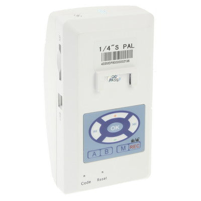 Mini Surveillance DVR with 1/4 SONY CCD, Remote Control, Support SD Card, View Angle: 120 Degree (Using in S-MDC-0210, S-MDC-0211, S-MDC-0212, S-MDC-0213, S-MDC-0214)(White)