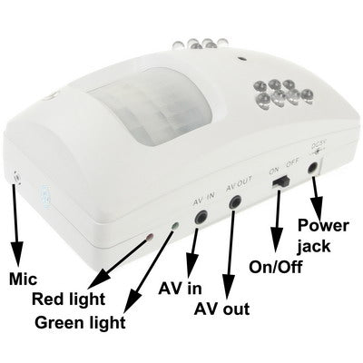 Mini Surveillance DVR with 1/4 SONY CCD, Remote Control, Support SD Card, View Angle: 120 Degree (Using in S-MDC-0210, S-MDC-0211, S-MDC-0212, S-MDC-0213, S-MDC-0214)(White)