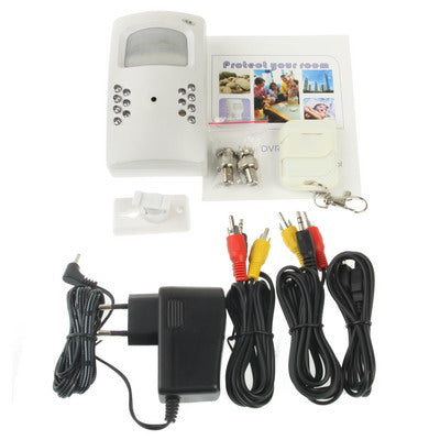 Mini Surveillance DVR with 1/4 SONY CCD, Remote Control, Support SD Card, View Angle: 120 Degree (Using in S-MDC-0210, S-MDC-0211, S-MDC-0212, S-MDC-0213, S-MDC-0214)(White)