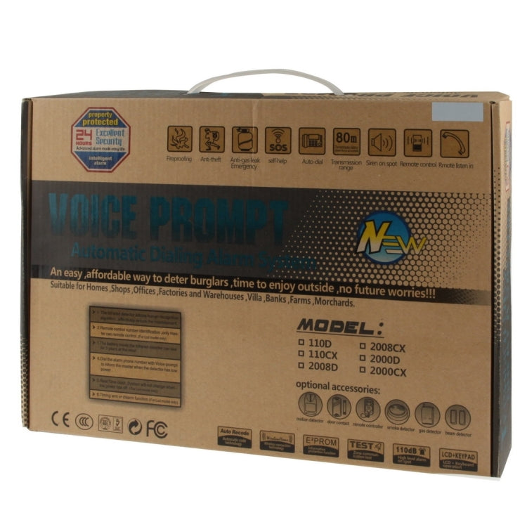 8 Zones Intelligent Alarm System, Frequency: 433MHZ