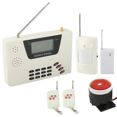 Auto-dial GSM Intelligent Alarm System with Remote Control, GSM 900 / 1800MHz, Frequency: 433MHz