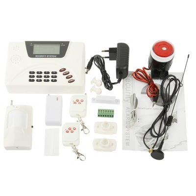 Auto-dial GSM Intelligent Alarm System with Remote Control, GSM 900 / 1800MHz, Frequency: 433MHz
