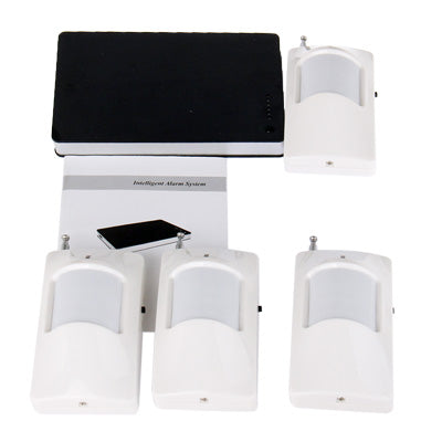GSM Alarm System with Gas Sensors and Smoke Sensors, Support iphone / Android Application, Easy & Convenient to Remotely Control, Support Two-way Communications