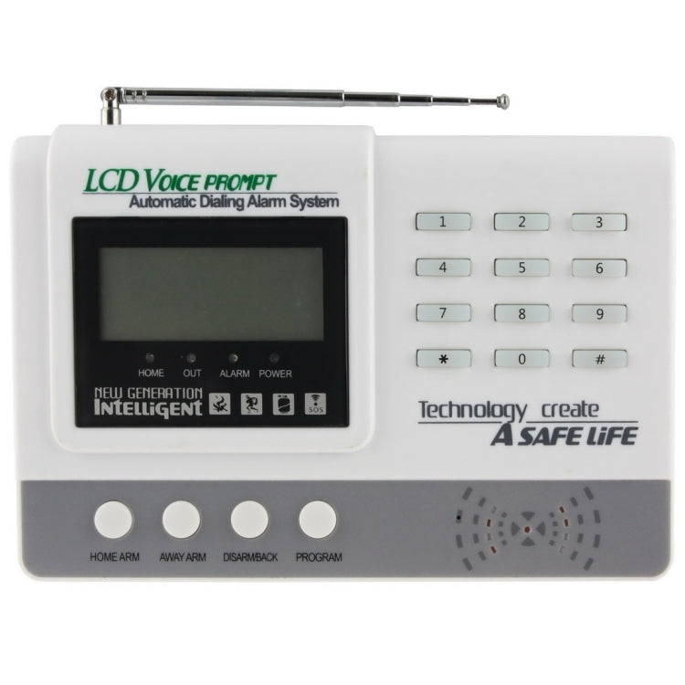 LCD Voice Prompt Intelligent Anti Theft Alarm System, Frequency: 433MHZ