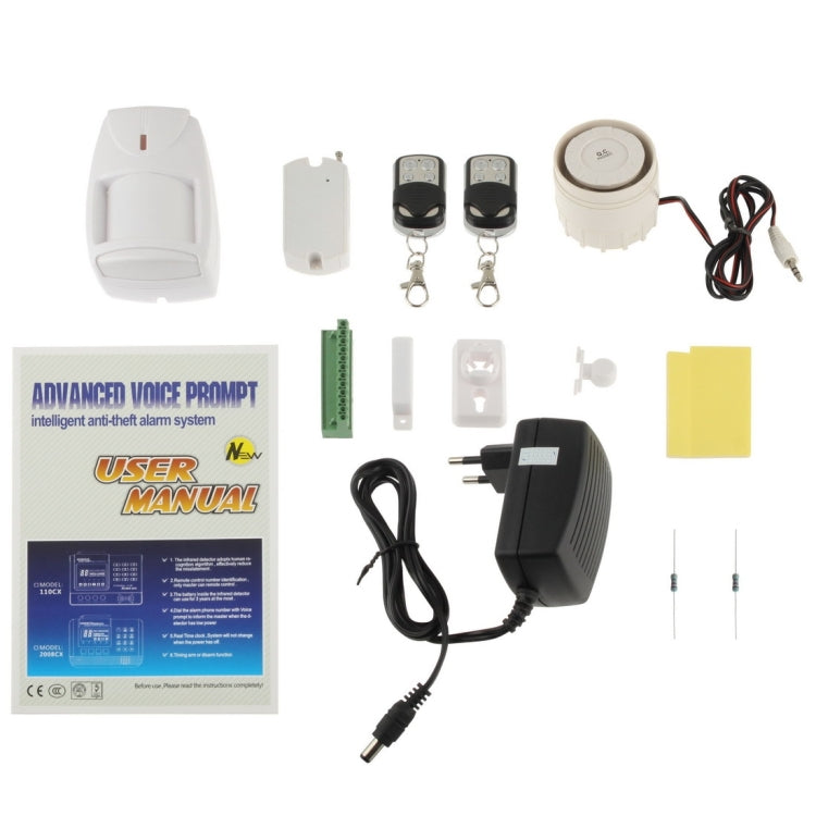 LED Voice Prompt Intelligent Anti-theft Alarm System, Frequency: 433MHZ
