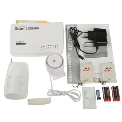 Wireless GSM Intelligent Anti-theft Electronic Alarm System, Frequency: 315MHz, Network: GSM850 / 900 / 1800MHz(White)