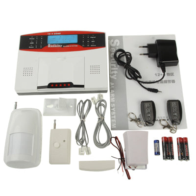 12 + 4 Zones Wireless Intelligent Music Security Alarm System, Frequency: 433MHz