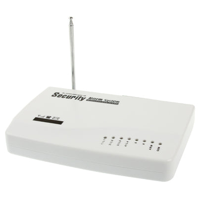 Wireless GSM Intelligent Anti-theft Electronic Alarm System, Frequency: 315MHz, Network: GSM 900 / 1800 / 1900MHz, 4 Wired and 6 Wireless Defense Zones