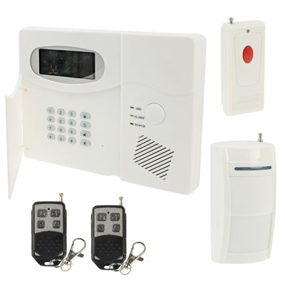 GSM PSTN Dual Network Burglar Alarm System, Network: GSM 900 / 1800MHZ, 255 Wireless Zones and 8 Wired Zones