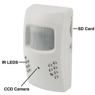 Mini Alarm DVR System, PAL / NTSC Mode, Support SD Card, Wireless Frequency: 433MHz(White)