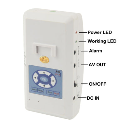 Mini Alarm DVR System, PAL / NTSC Mode, Support SD Card, Wireless Frequency: 433MHz(White)
