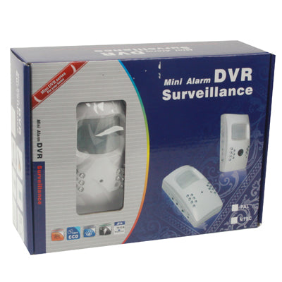 Mini Alarm DVR System, PAL / NTSC Mode, Support SD Card, Wireless Frequency: 433MHz(White)