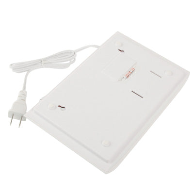 Intelligent Telephone Networking Alarm System, 8 Wireless and 4 Lined Area, 5 Groups Telephone and 20 Seconds Voice Warning(White)