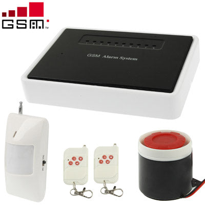 Wireless GSM Smart Burglar Alarm System, Wireless Frequency: 433MHz, Network: GSM 850 / 900 / 1800 / 1900MHz